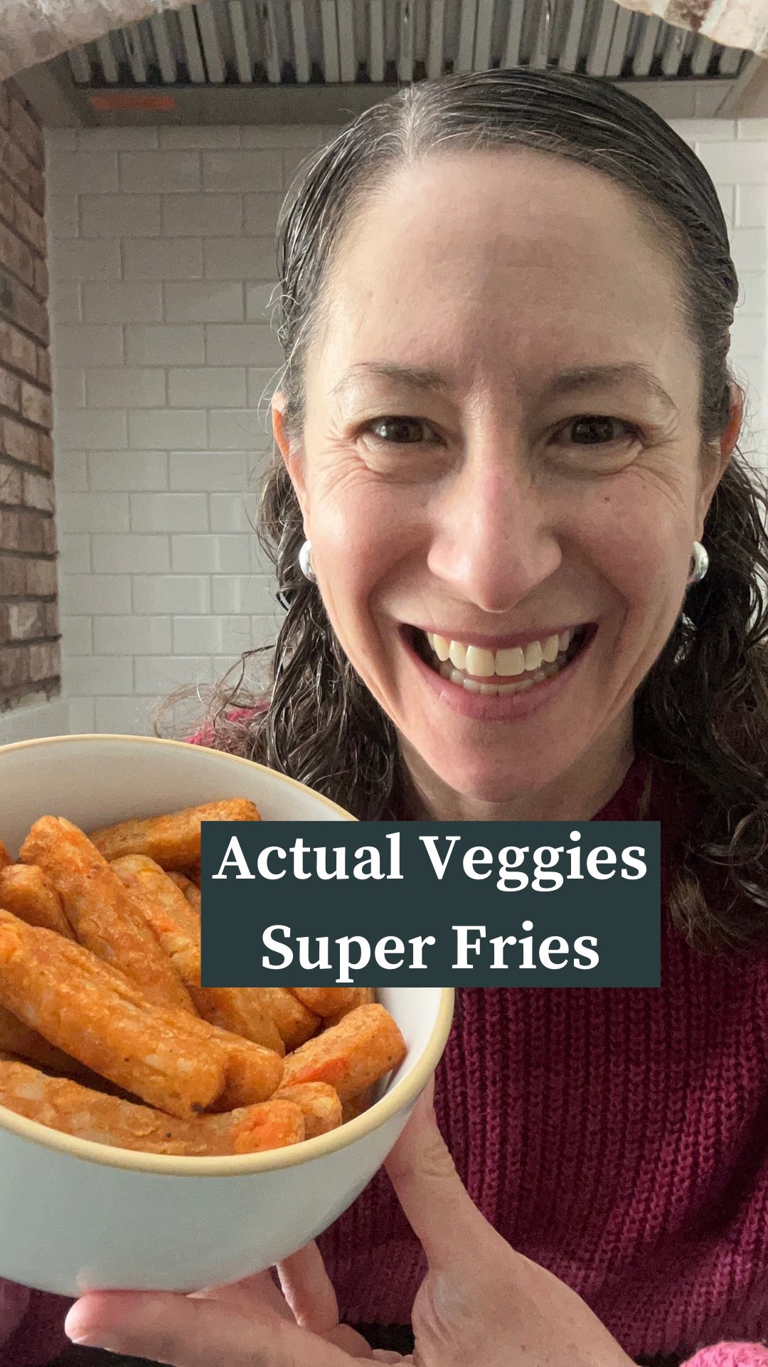 Instagram post by @familymealsfirst for Actual Veggies. Caption reads: Easy ways to get kids to eat more nutritiously!....