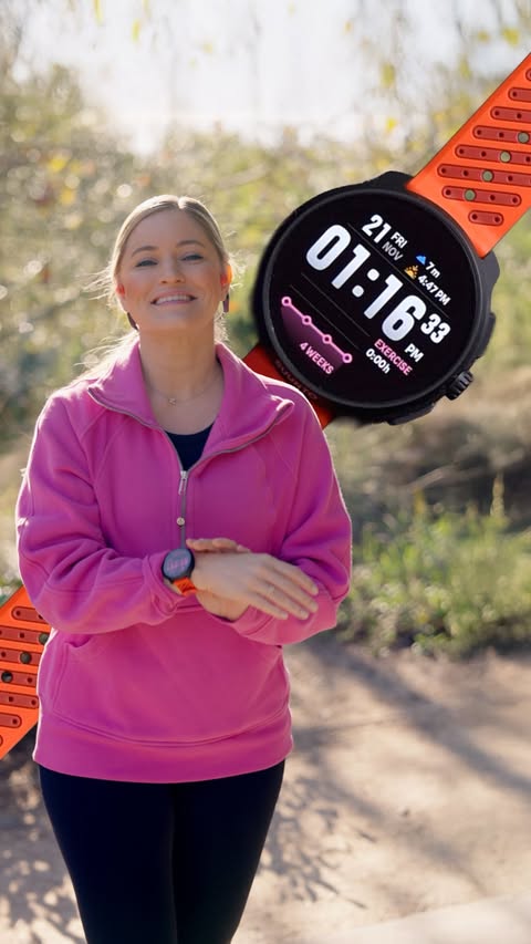 Instagram post by @ijustine for Suunto. Caption reads: Head to the link in bio to get to 40% off + free....