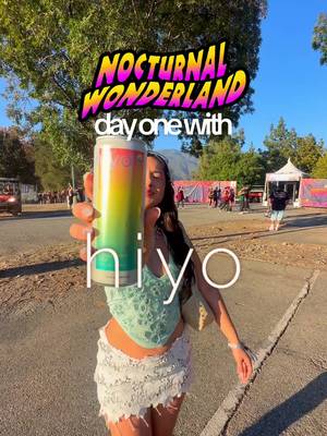 TikTok post by @cristinaggonzalez for Hiyo. Caption reads: [...] Day 1 vlog! Had so fun with @drink hiyo....