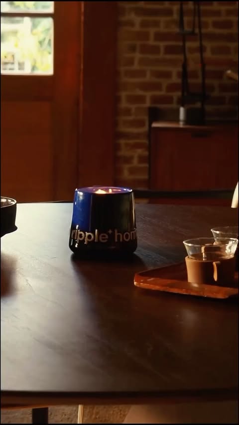 Instagram post by @sherl0ckhomes for Ripple+. Caption reads: 🕯️with @theripplecohome 

.

[AD/brandtags].