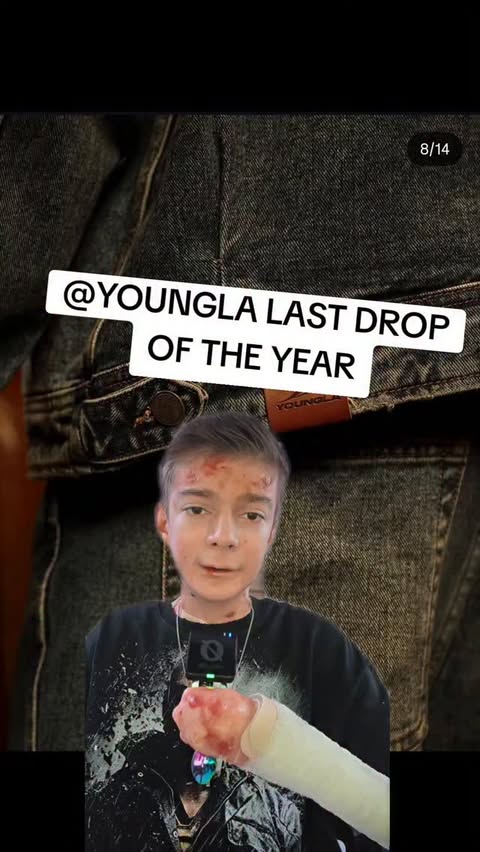 Instagram post by @pepo.workout for YoungLA. Caption reads: @youngla Last drop of 2025 - Dec 12 | [...].