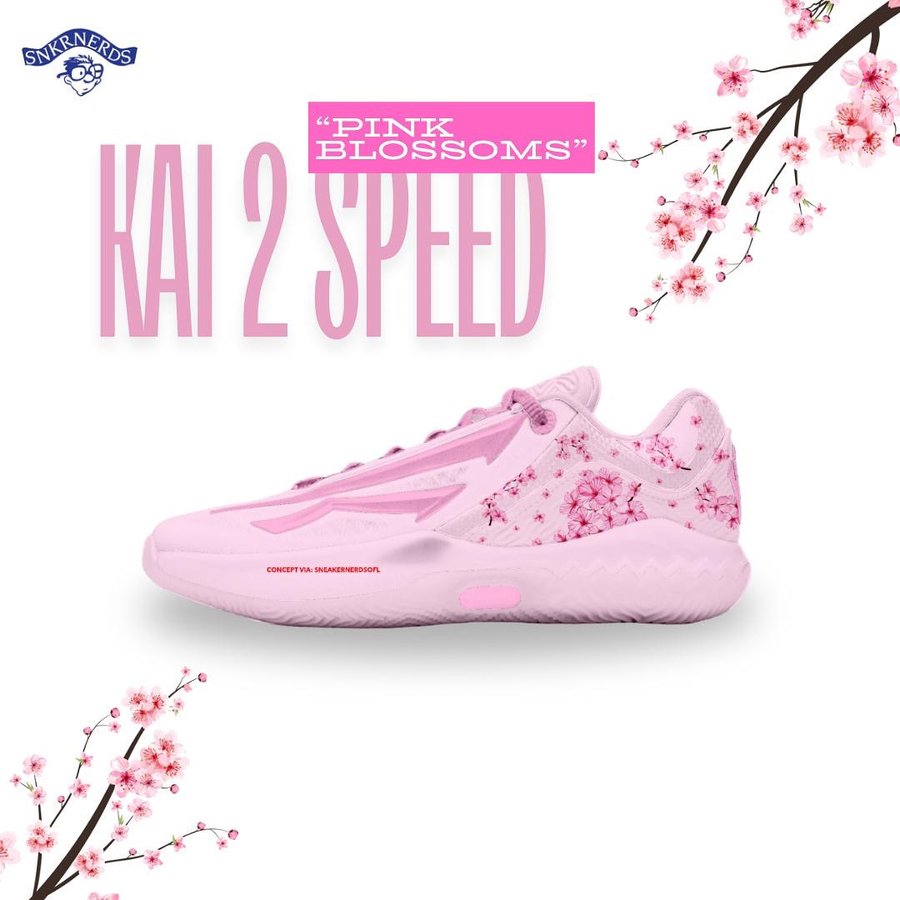 Instagram post by @sneakernerdofl for ANTA. Caption reads: [...] break ankles. 🌸🔥

#fypシ #kyrieirving #anta....