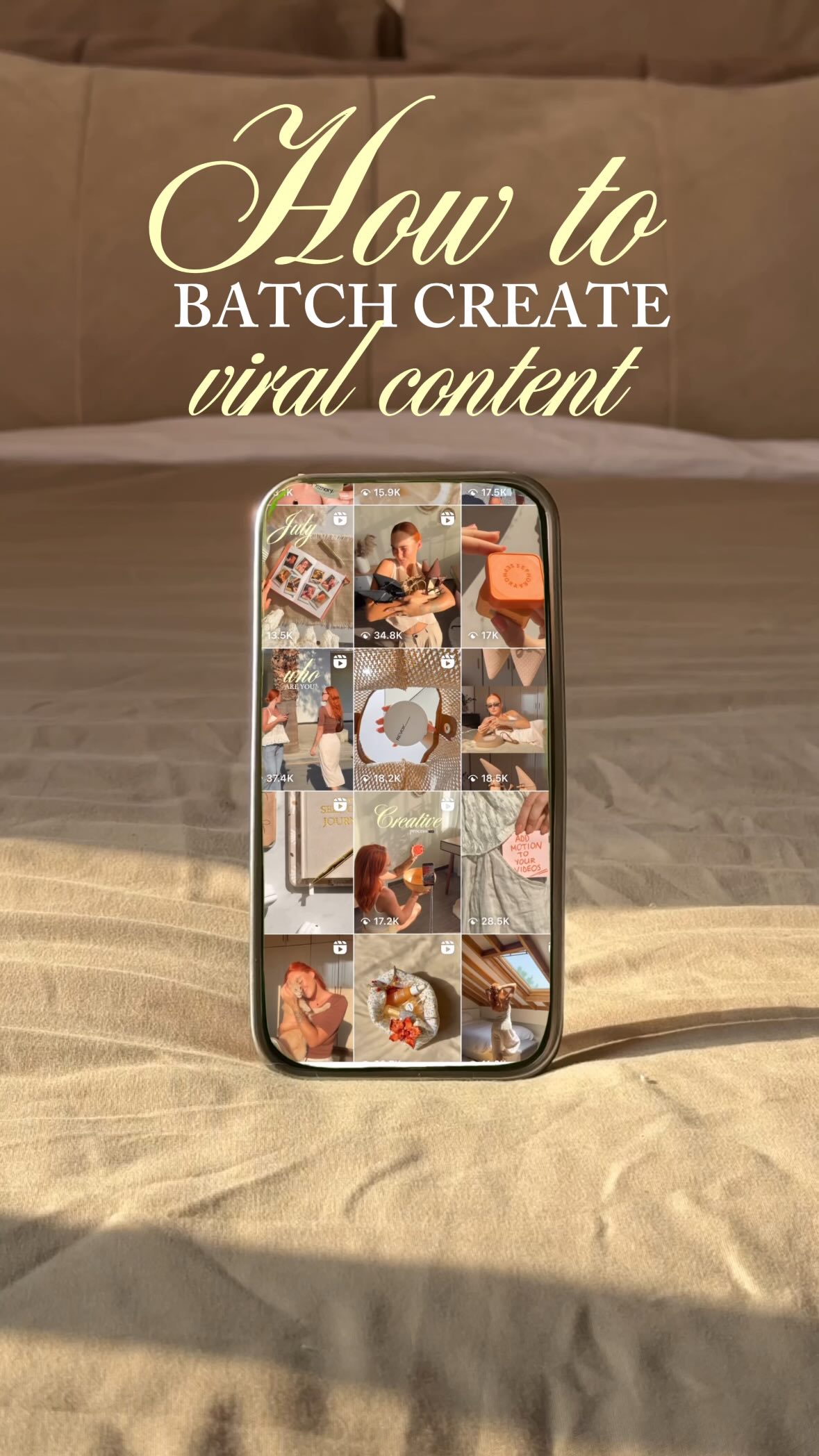 Instagram post by @ugc_bysabi for ReelsApp. Caption reads: [...] but no time to edit any of it 🫣....