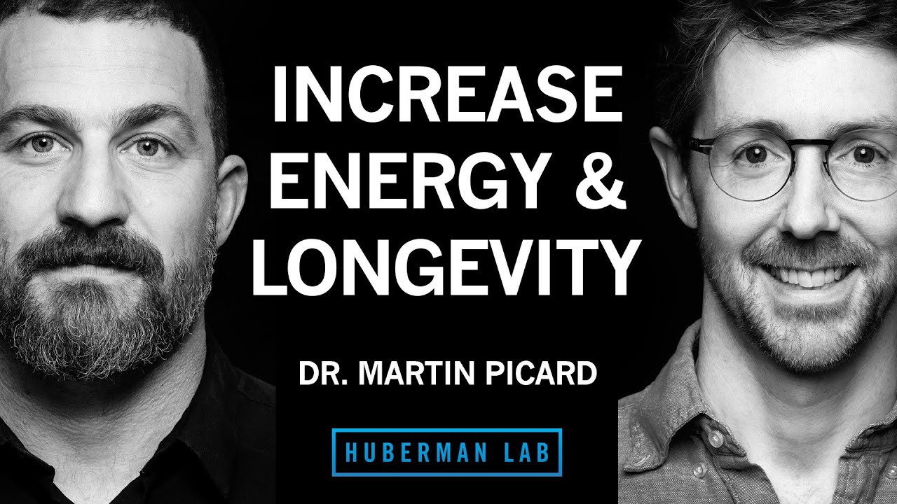 YouTube post by @hubermanlab for Helix Sleep. Caption reads: Improve Energy & Longevity by Optimizing....