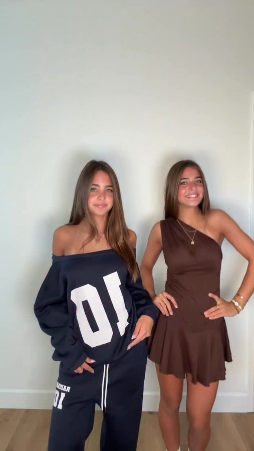 Instagram post by @clementstwins for SHEIN X. Caption reads: Comment which outfit is your fav💞....