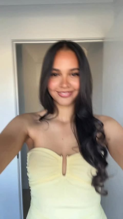 Instagram post by @paniafoley21 for City Beach. Caption reads: LOVEE this dress from @citybeachaustralia 💛 use....