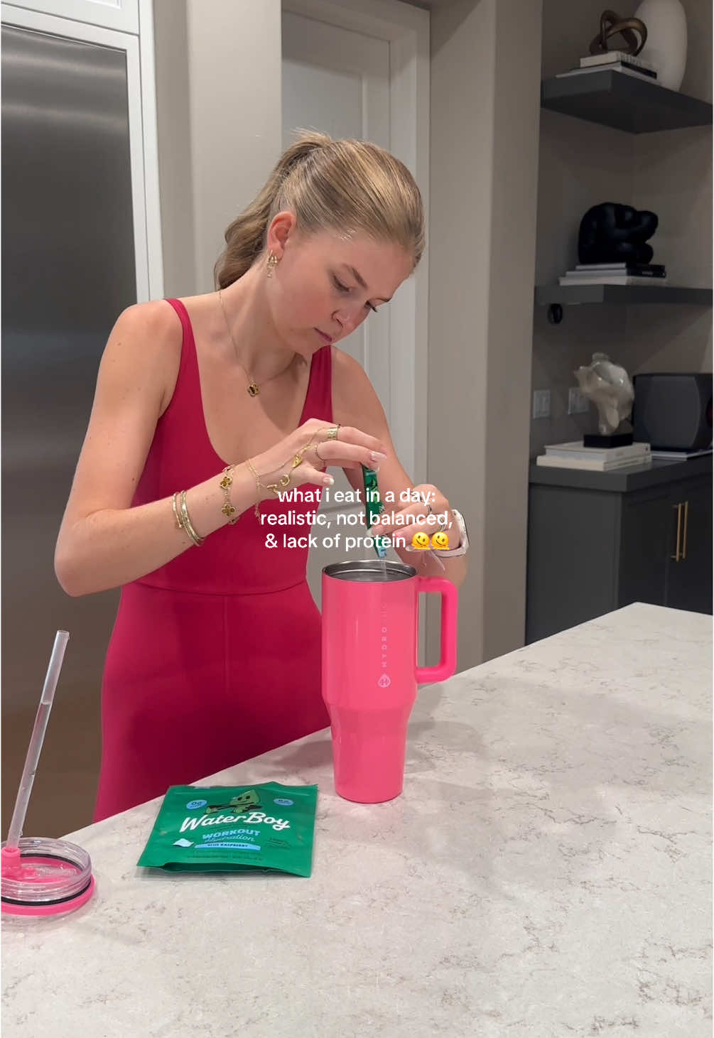 TikTok post by @allieappleton for Forager Project. Caption reads: normalize sharing the good days & the unbalanced....