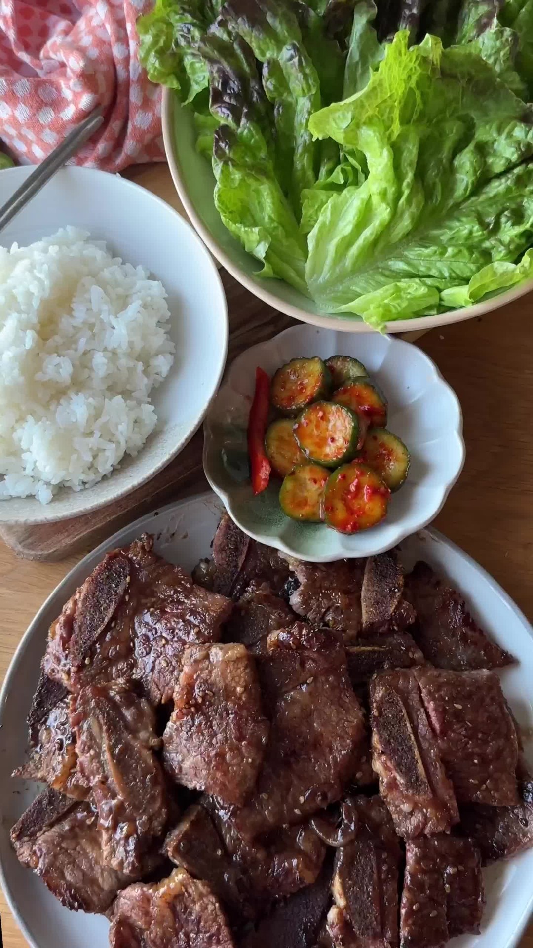 Instagram post by @eatslucywang for Taste of Home. Caption reads: Who needs reservations when you've got KBBQ at....