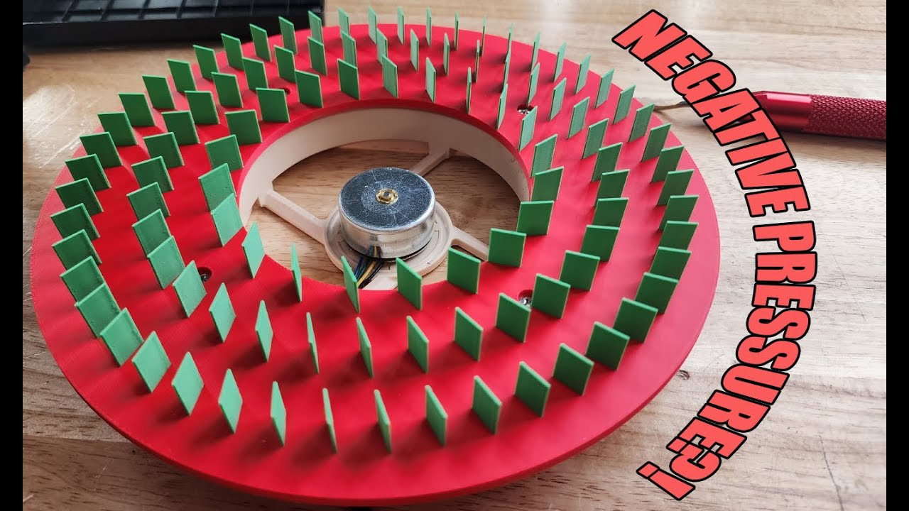 YouTube post by @MajorHardware for Thingiverse. Caption reads: This Fan Was Designed to FAIL... And It Broke the....