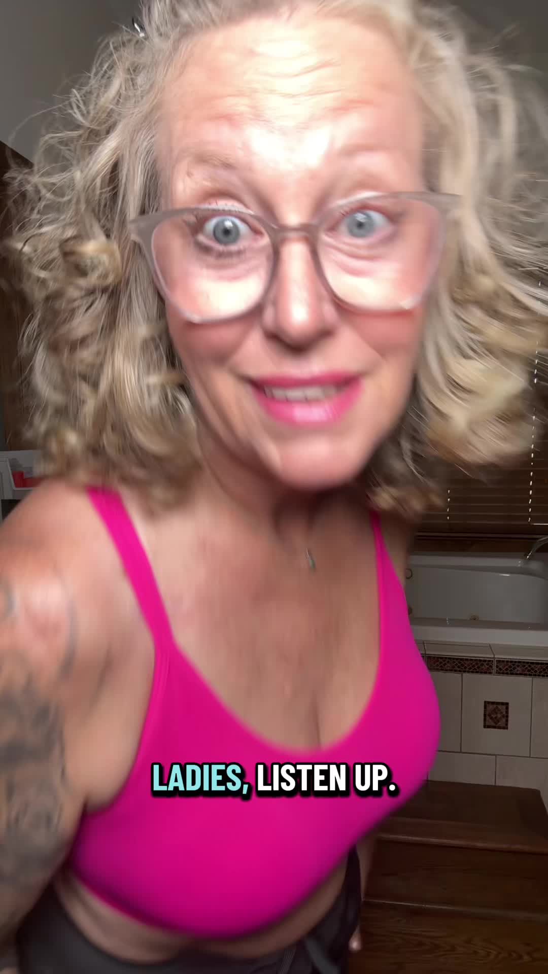 TikTok post by @horsemom37 for Running Girl. Caption reads: @RUNNING GIRL This Sexy Strappy Sports Bra is so....