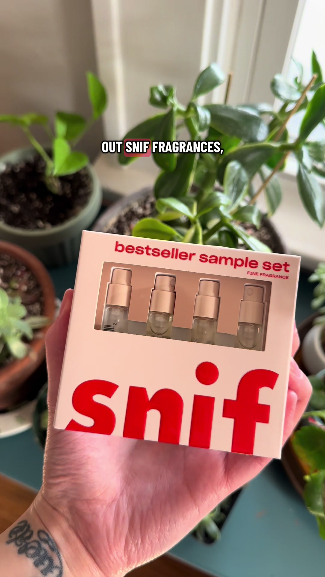 TikTok post by @veganbeautyaddict for Snif. Caption reads: If you’ve been wanting to try out @Snif, this is a....