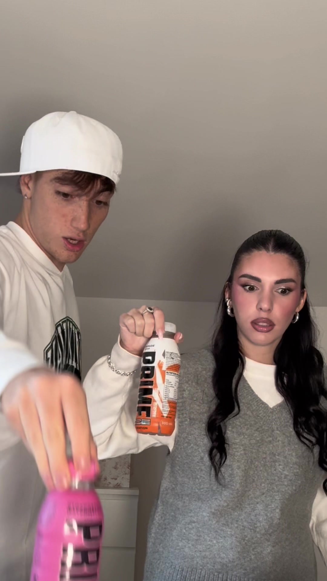 TikTok post by @dennis.pugliese17 for DrinkPrime. Caption reads: Proviamo nuovi gusti 😁@PRIME #giftedby .