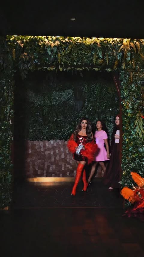 Instagram post by @safa_dubai for Catrice Cosmetics. Caption reads: A special dinner  and ring making session with....