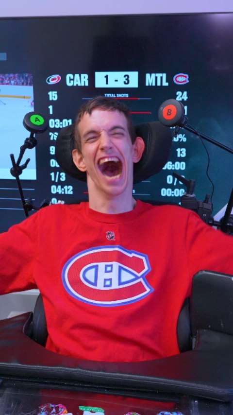 Instagram post by @allaccesslife for Logitech G. Caption reads: [...] played his first NHL game using the....