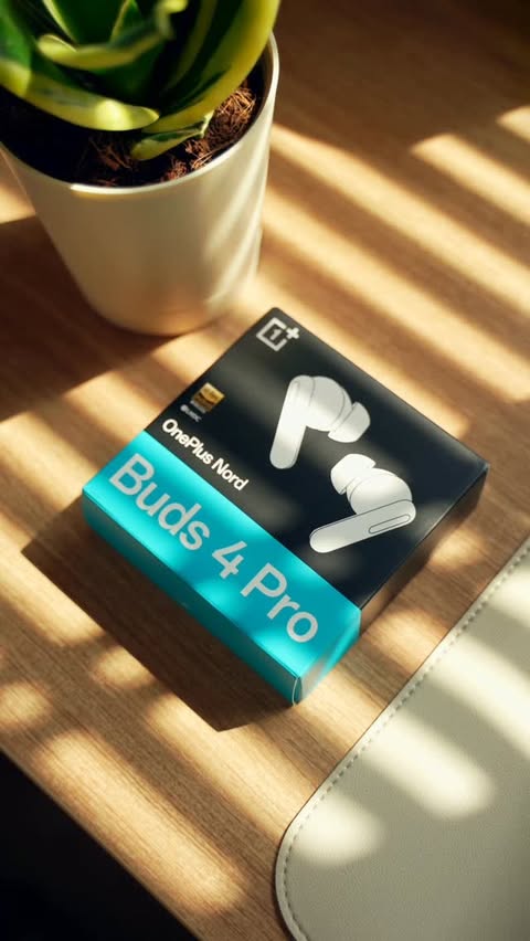 Instagram post by @technolobe for OnePlus. Caption reads: Best EarBuds Under ₹4000?! OnePlus Nord Buds 4 Pro....