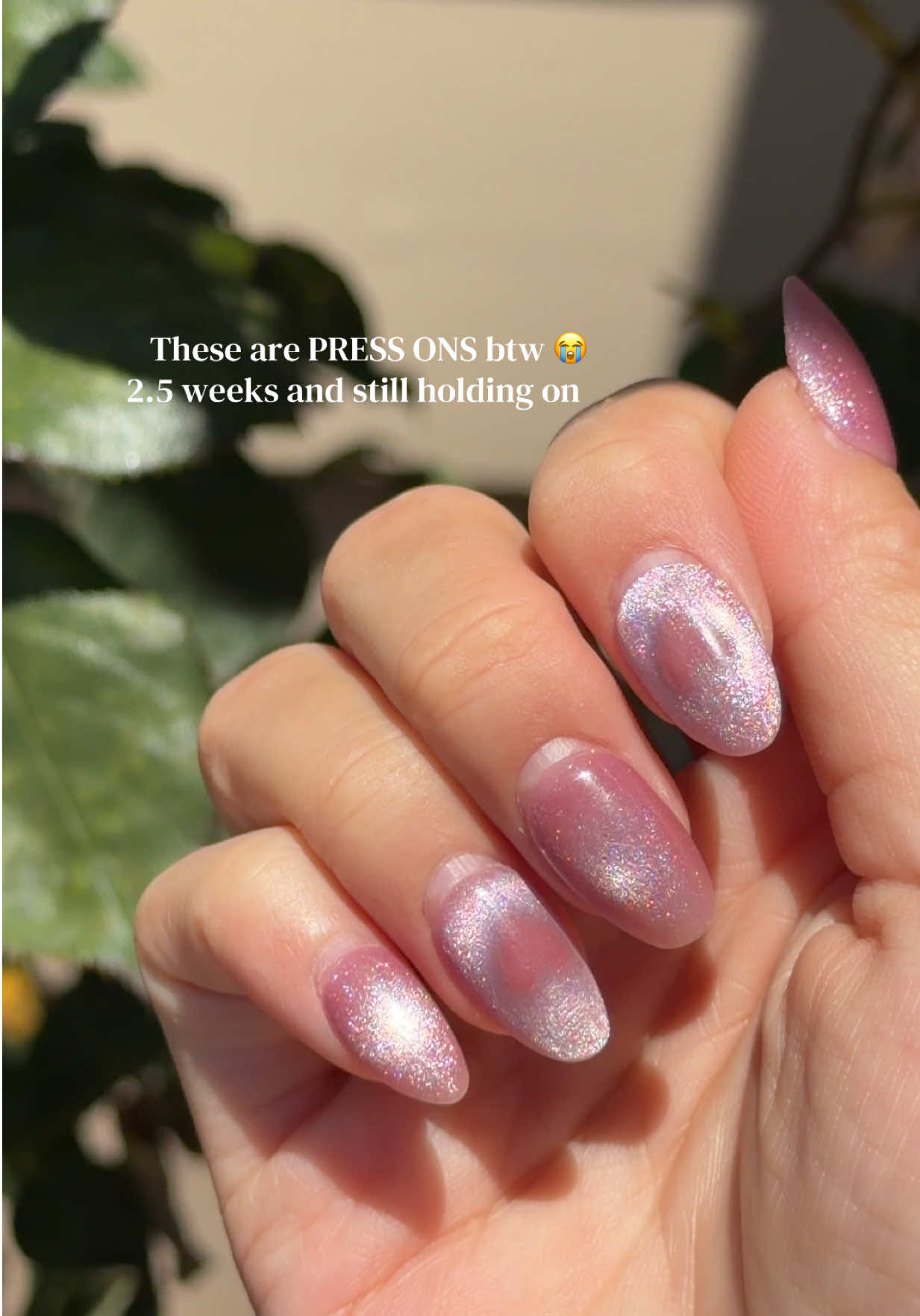 TikTok post by @ugcbysidney for Luxxi Nails. Caption reads: @LUXXI NAILS #pressons #salonqualitynails [...].