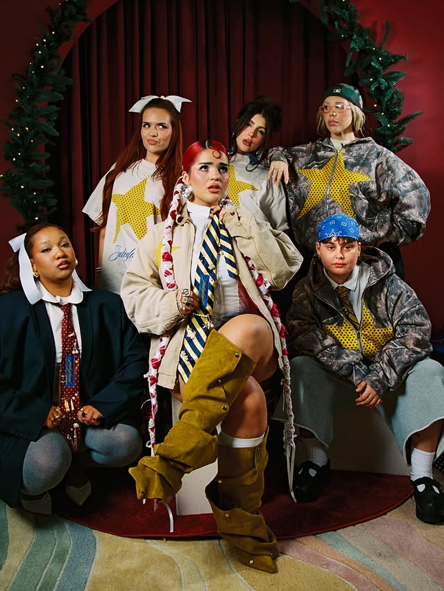 Instagram post by @jadeybird for LONELY GHOST. Caption reads: [...] A JADEYLAND CHRISTMAS⭐️ jadeyland x....