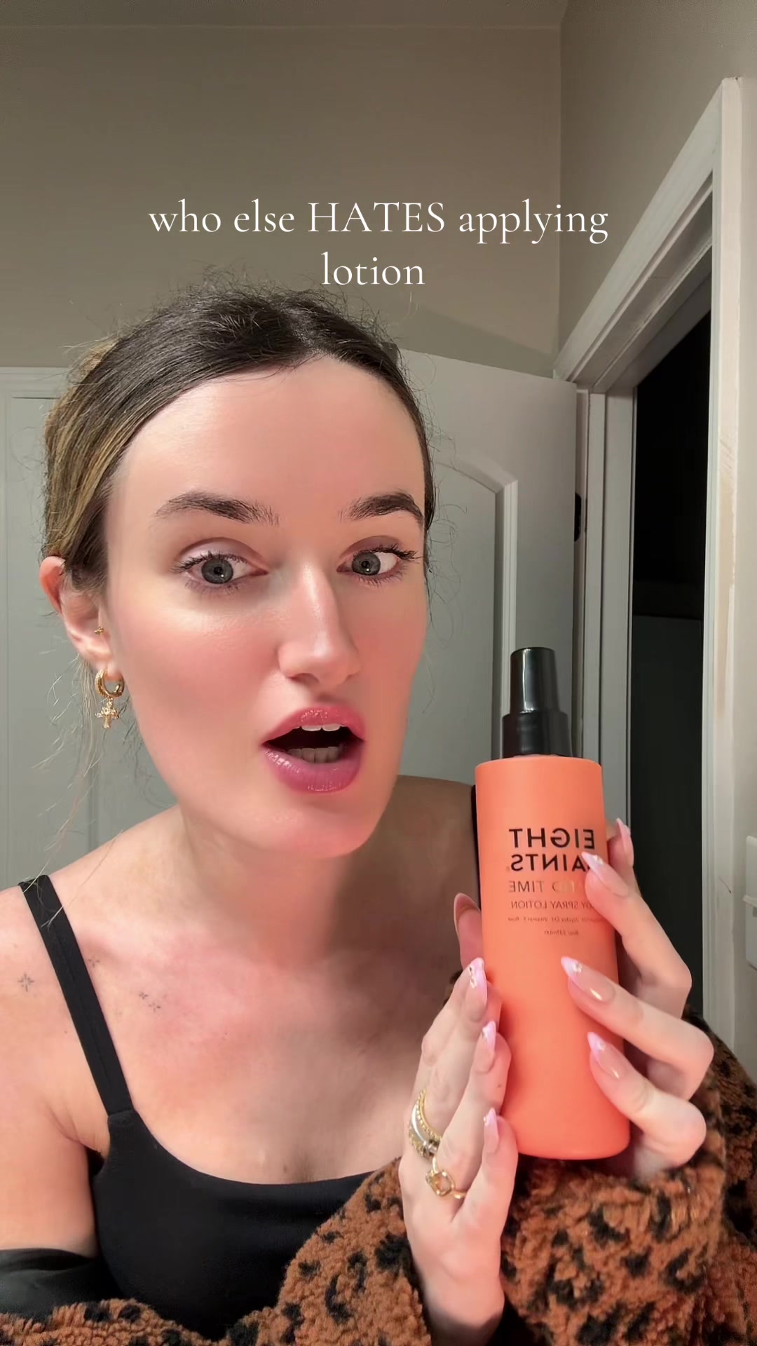 TikTok post by @calliekaye__ for Eight Saints Skincare. Caption reads: @Eight Saints Skincare only $20!!! holy grail....