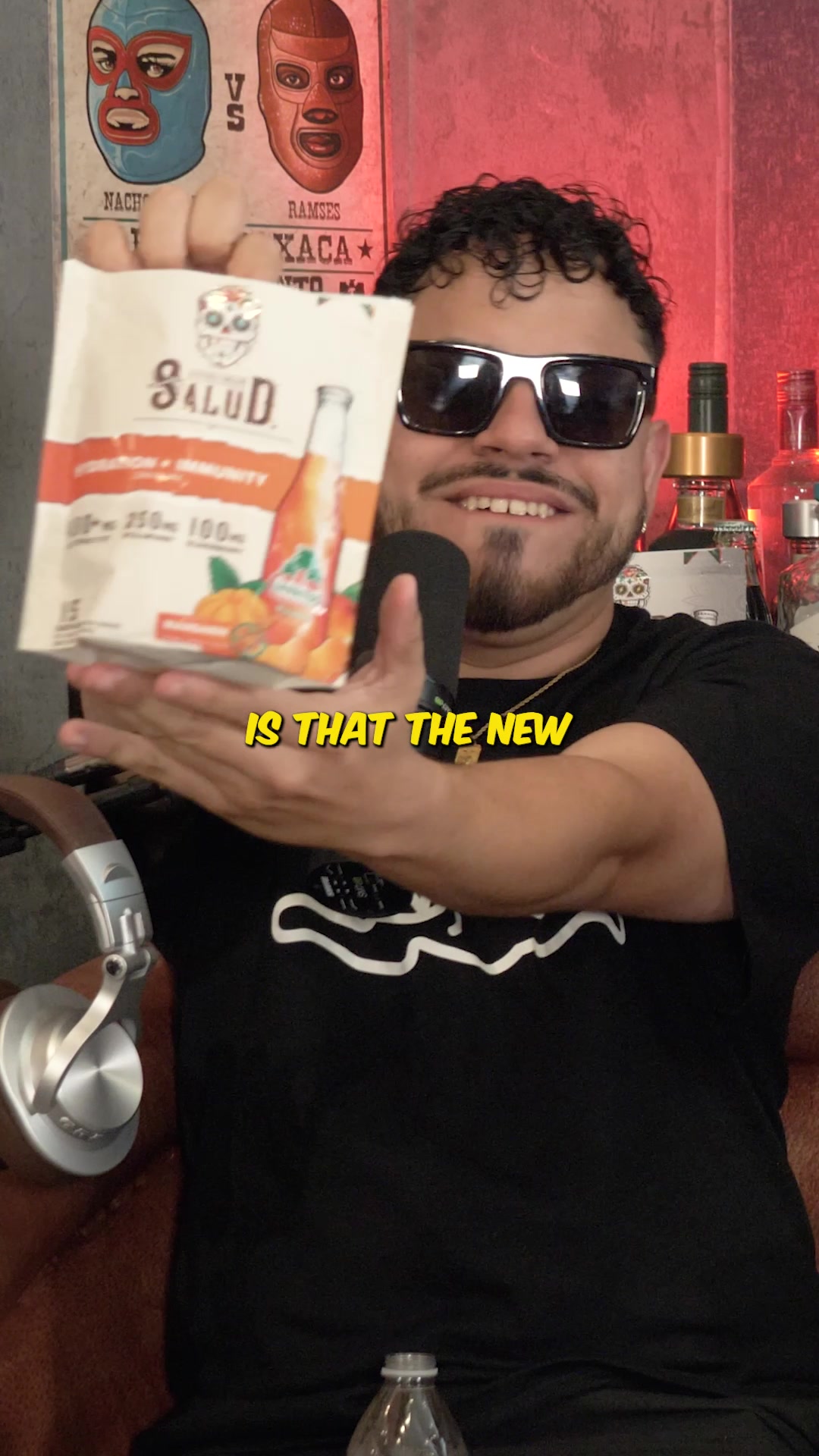 TikTok post by @saulvgomez for Jarritos. Caption reads: [...] 😭😍 @Bueno Bueno x @Taste Salud x @Jarritos....