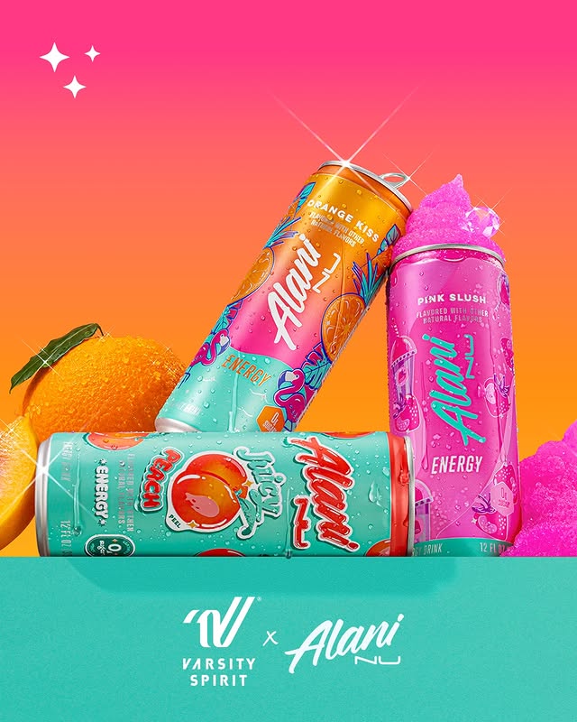 Instagram post by @ndadance for Varsity Spirit. Caption reads: We’re excited to partner with @alaninutrition as....