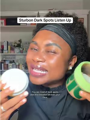 TikTok post by @aishaskns for JiYu Skin. Caption reads: [...] Try this Jiyu NAD Cream Glow set @JIYU....