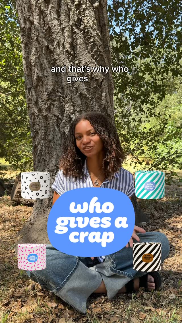Instagram post by @greengirlleah for Who Gives A Crap. Caption reads: It’s just toilet paper… until you realize it can....