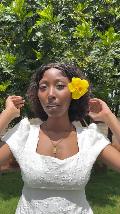 Instagram post by @_k.y.z.i_ for Garnier East Africa. Caption reads: Started using my @garnier_eastafrica Vitamin C....