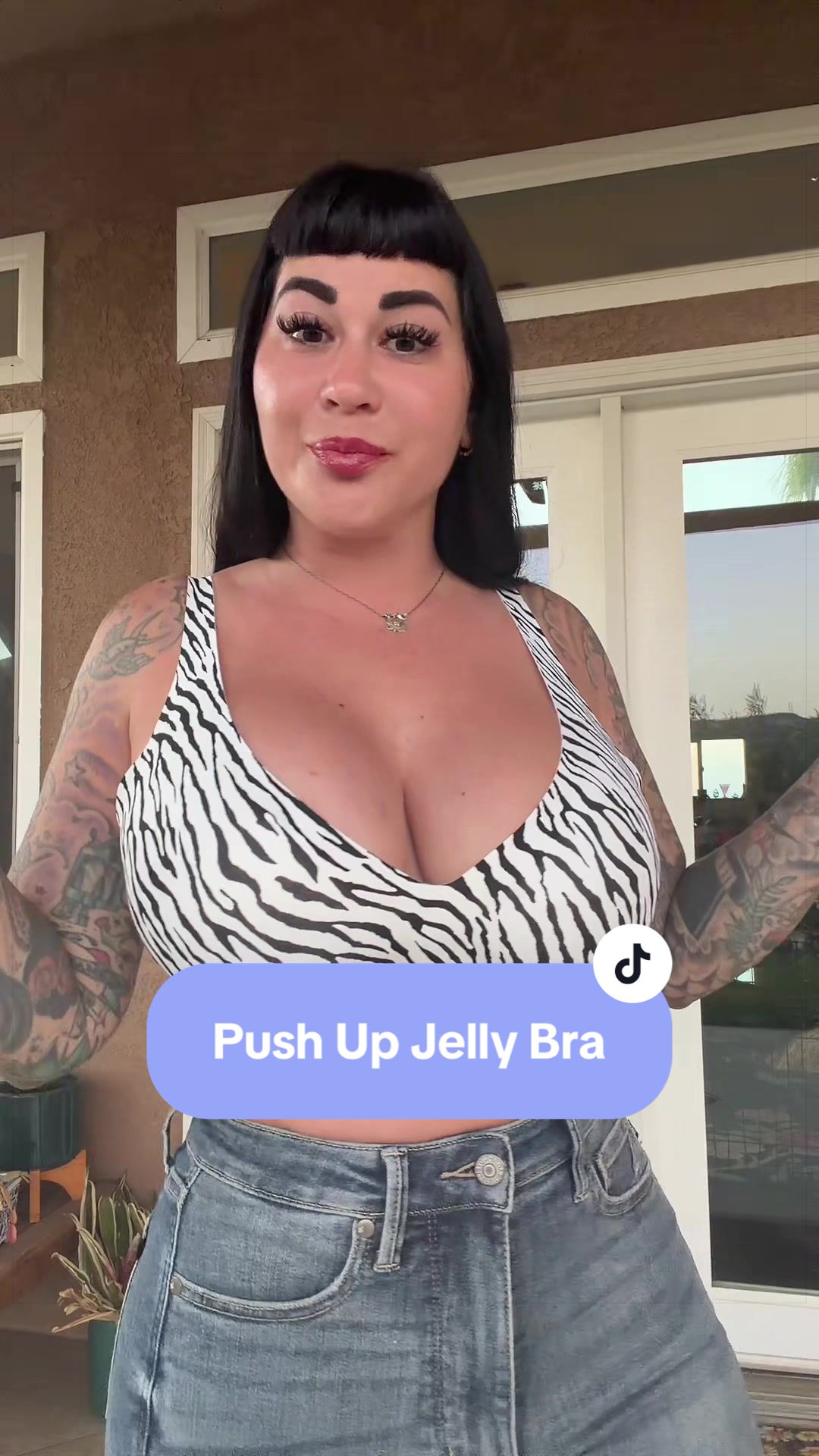 TikTok post by @saffronshops for OEAK-Bras. Caption reads: This bra has it all @OEAK-Bras....