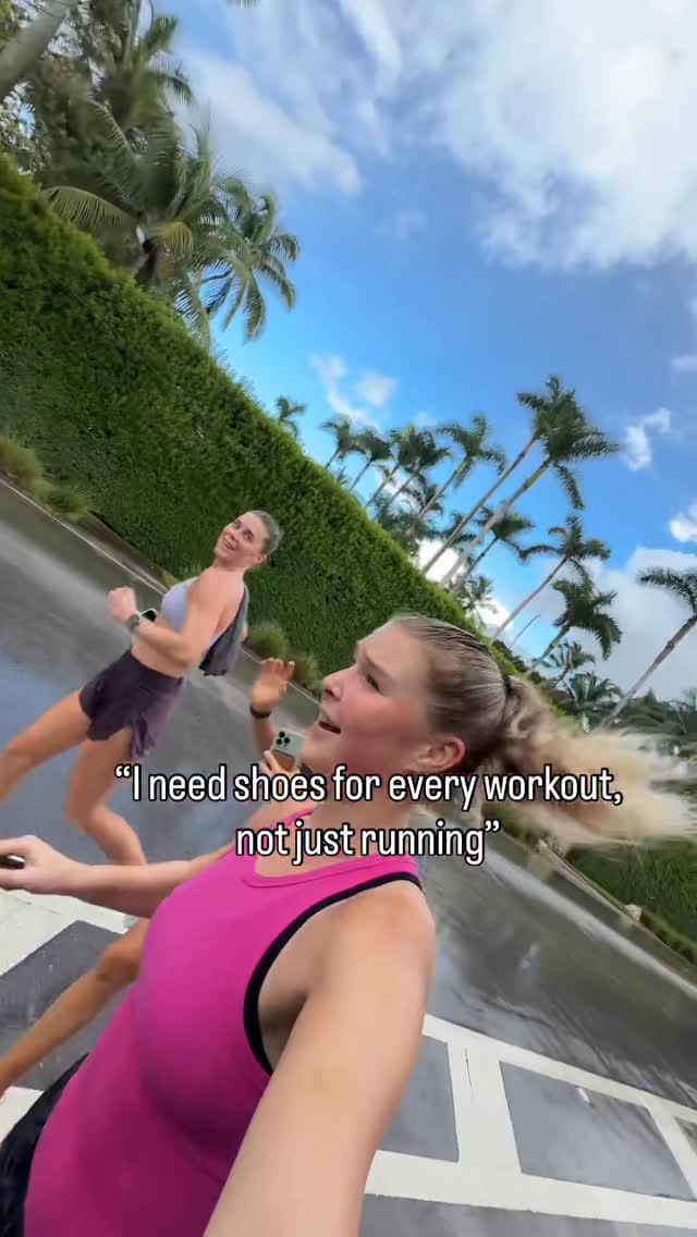 Instagram post by @eabhaom for 98Strong. Caption reads: Running shoes? Yeah.
Training shoes? Also....