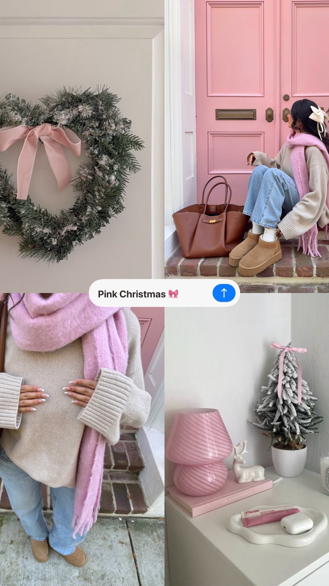 Instagram post by @taniabyday for Dollar General. Caption reads: SO Holiday ready with this easy, elevated bow....