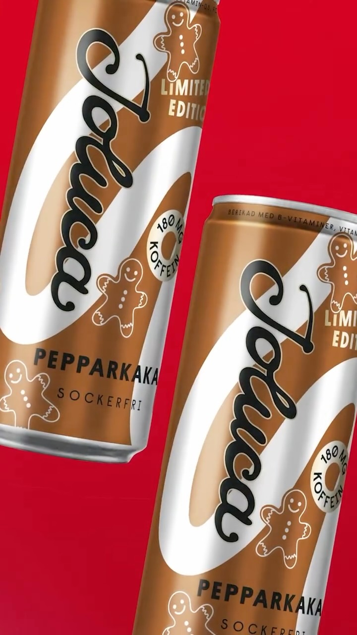 Instagram post by @jonasfagerstrom for Joluca. Caption reads: Reklam för JOLUCA - ÅRETS JULSMAK är [...].