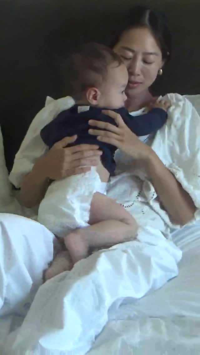 Instagram post by @aimeesong for Coterie. Caption reads: We’ve trusted @coterie with both of our boys since....