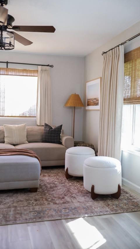 Instagram post by @lualayse for Homary. Caption reads: [...] cozy, and secretly functional. These....