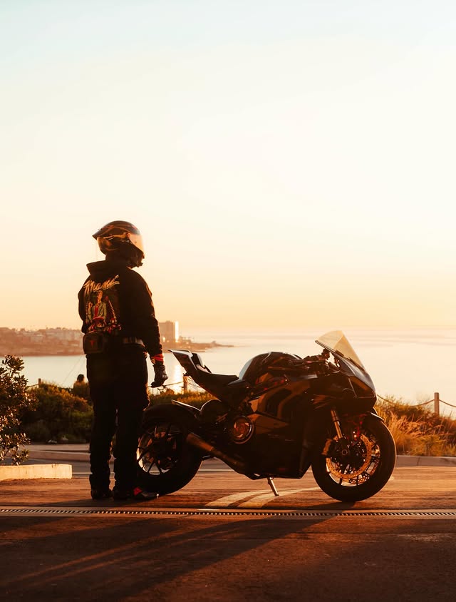 Instagram post by @socalv4 for Monster Fairings. Caption reads: [...] kit proudly sponsored by....