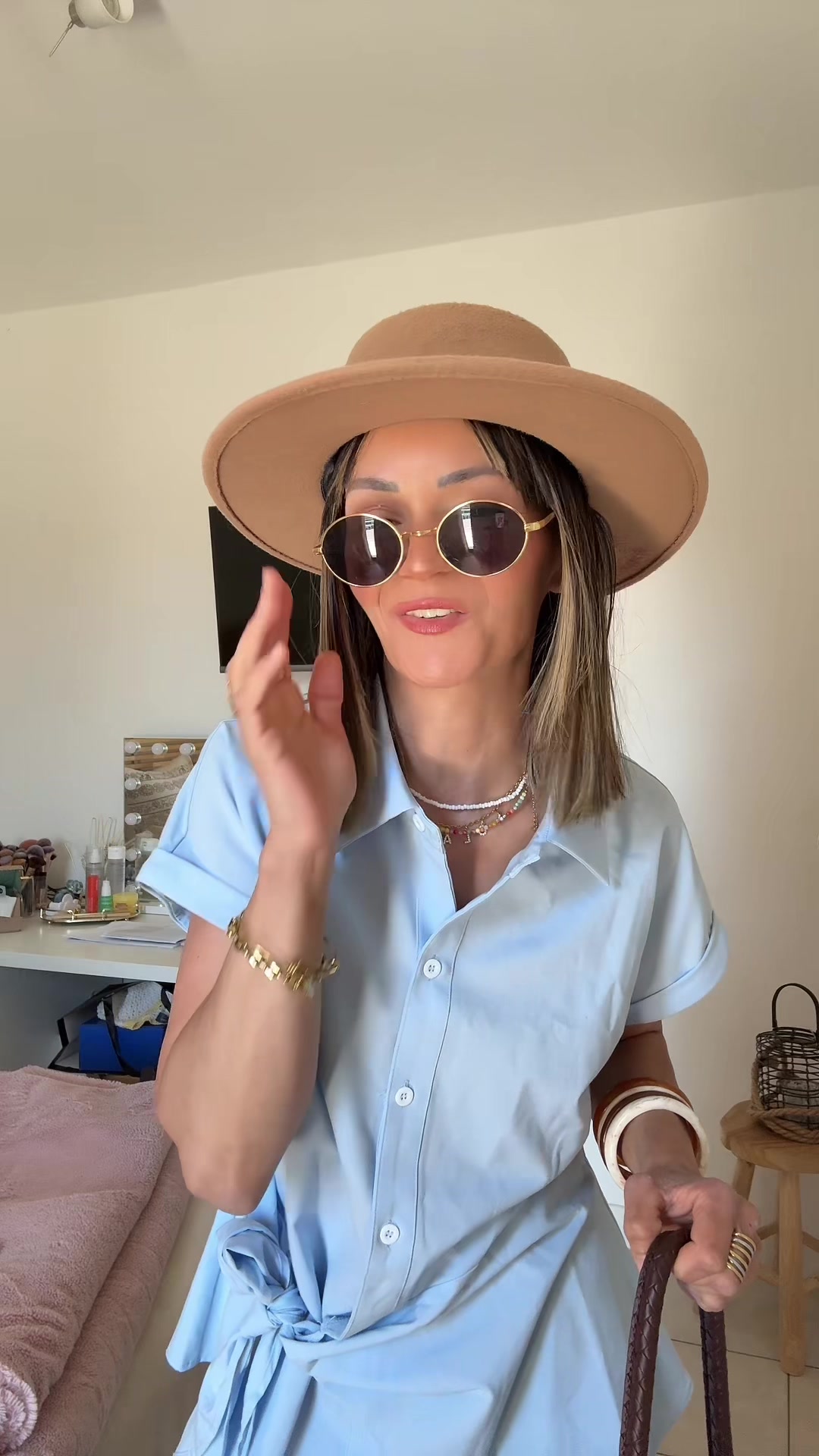 TikTok post by @lolana_l for Cupshe. Caption reads: Tenue @Cupshe #haul #outfit #devinelapersonne #prt....