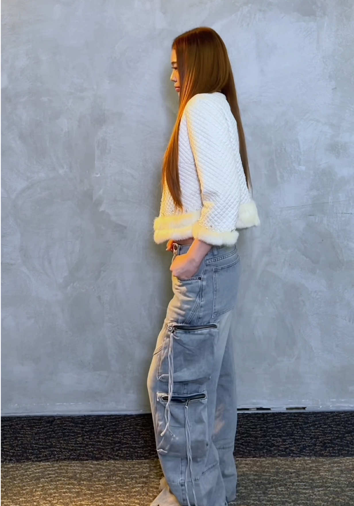 TikTok post by @bini_stacey for Sunsilk. Caption reads: From Monday look to weekend slay… strong and long....