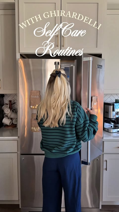 Instagram post by @thesarahphil for Ghirardelli Chocolate Company. Caption reads: My self-care routine staple! Treat yourselves gals....