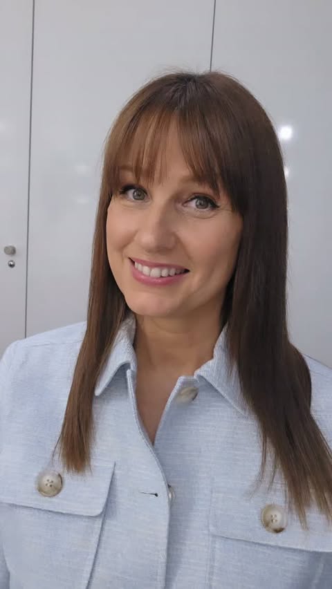Instagram post by @catherinehuntleyofficial for QVC. Caption reads: [...] & @katypullinger from @qvcuk 💎 Wishing you....