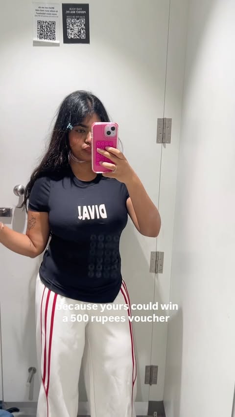 Instagram post by @laveenakarmianii for Zudio. Caption reads: Found some absolute steals at the Zudio Sale⭐️....