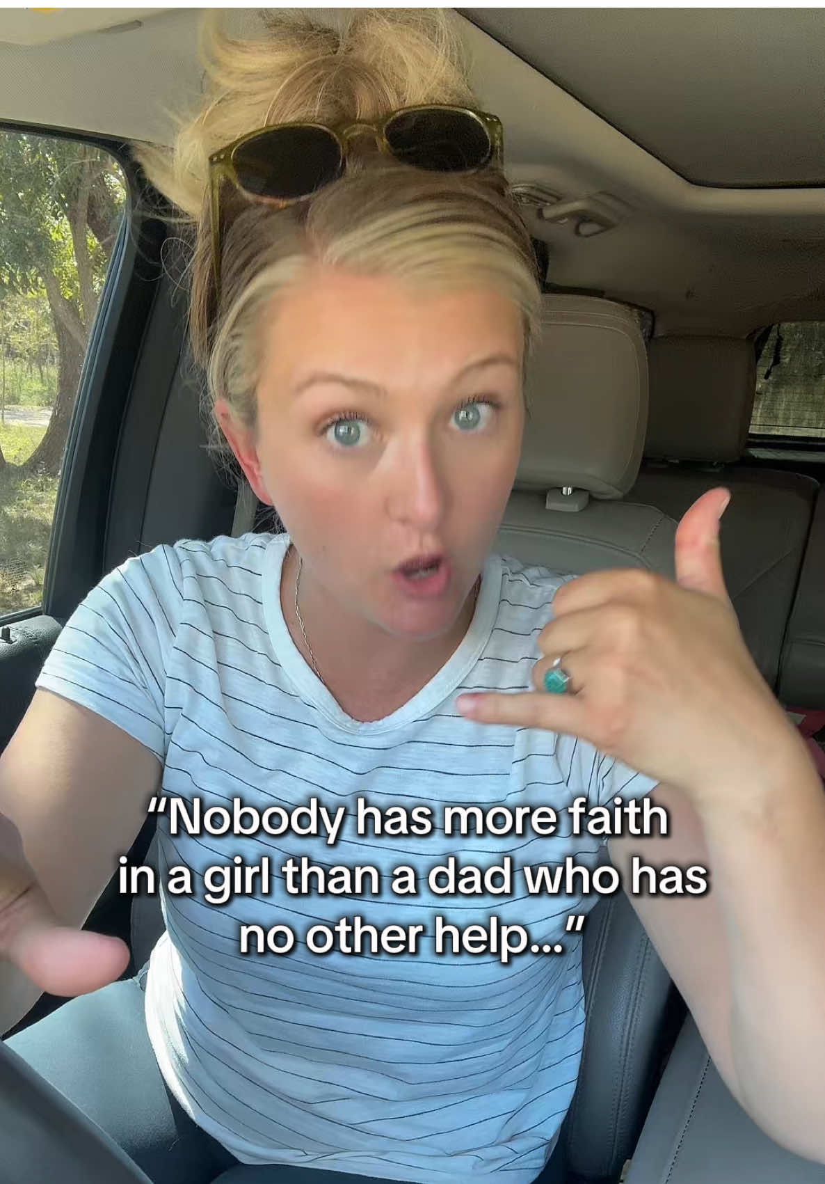 TikTok post by @lydia_kyl for Leatherman. Caption reads: The man could help me land an airplane with a....