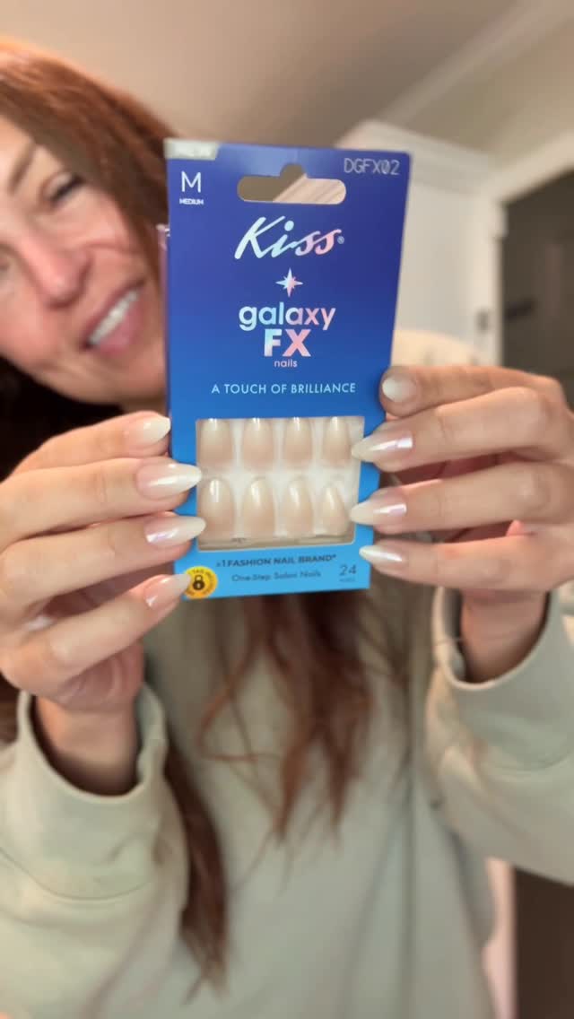 Instagram post by @dani.mccormick for Dollar General. Caption reads: #ad Cute nails on a budget? Say less 😍 KISS nails....