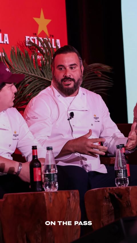 Instagram post by @itsonthepass for Estrella Damm. Caption reads: A neighborhood sushi bar…shaped by Puerto Rico,....