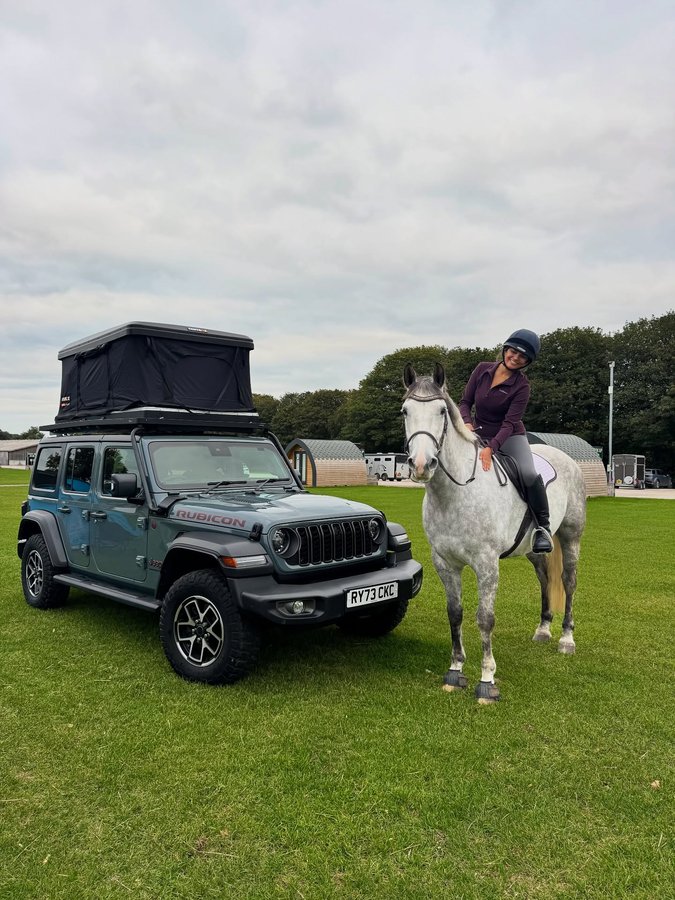 Instagram post by @indiakatona for TentBox. Caption reads: [...] to pull the boys in a trailer & add a....