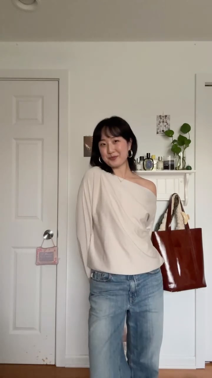 Instagram post by @dobochobo for Aritzia. Caption reads: the last piece might just convince me that a....