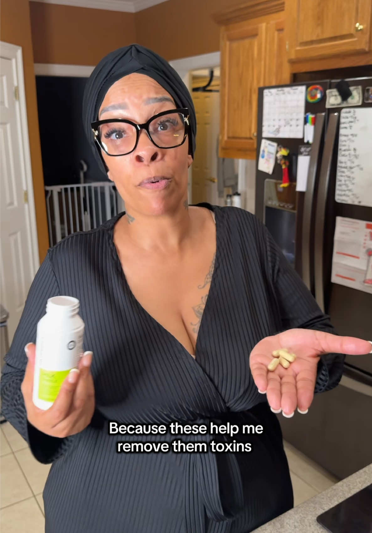 TikTok post by @k.lala104 for Oxyenergy. Caption reads: The liver can be a silent killer😅💯 @OXYENERGY.US....