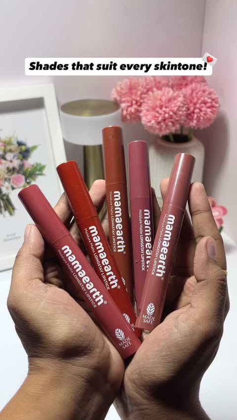 Instagram post by @busywithgirltherapy for Mamaearth. Caption reads: The shades are to die for!🫣

The pigmentation is....