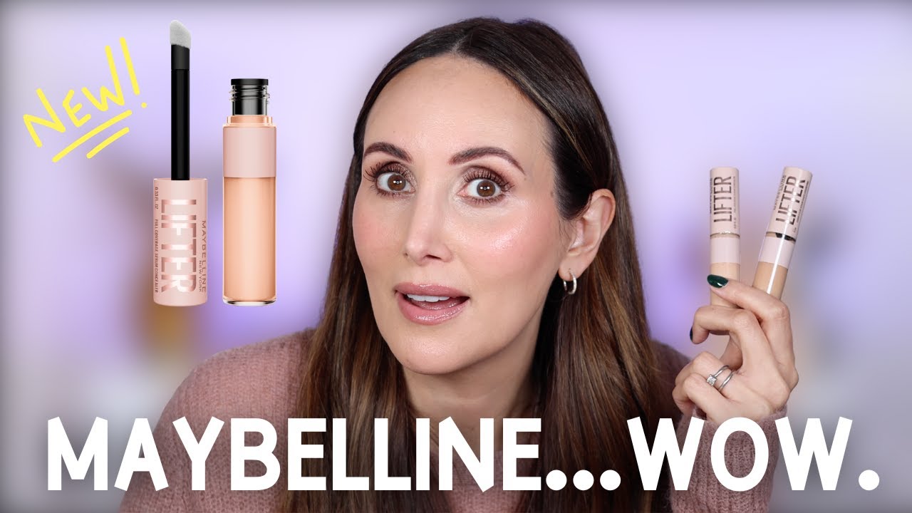 YouTube post by @CarmelNicoleBeauty for Banish. Caption reads: New Maybelline Lifter Serum Concealer...Not What I....