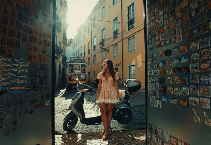 Instagram post by @camelia.beresteanu for Radisson. Caption reads: Postcards from our first time in Portugal 🇵🇹❤️....