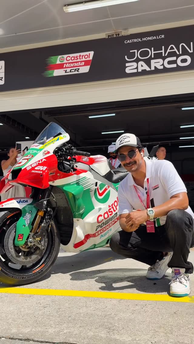 Instagram post by @msk_s1991 for Castrol. Caption reads: I felt the power of these superbikes running at....