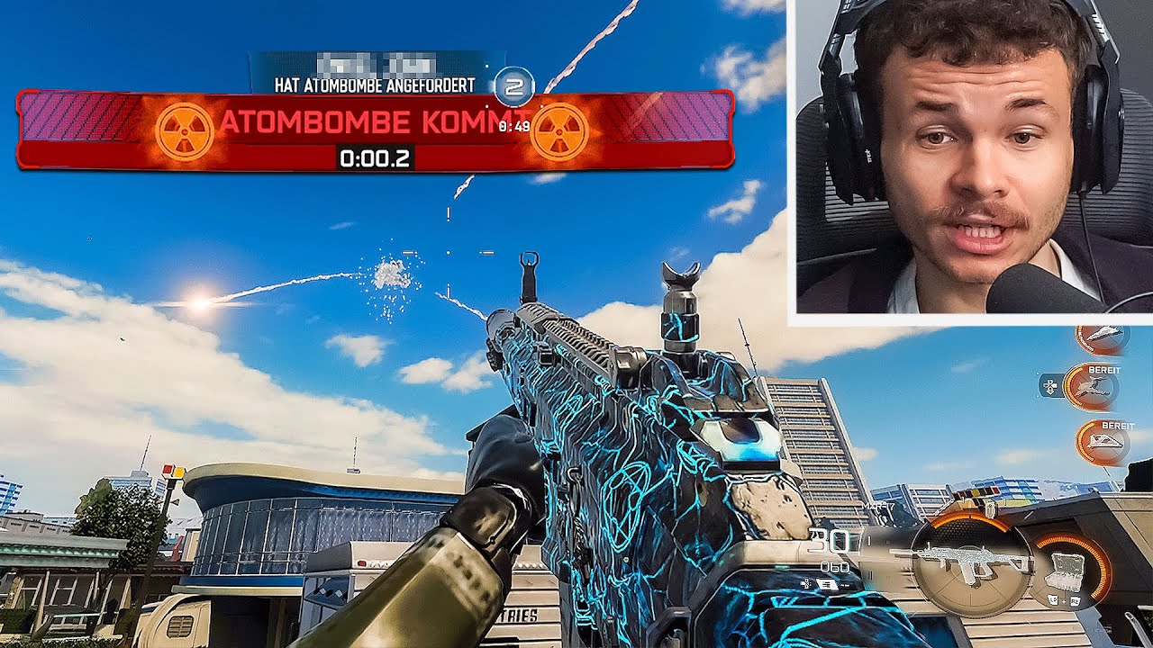 YouTube post by @JohnnyDerCoole for AimControllers. Caption reads: Das Licht am Ende des Tunnels.